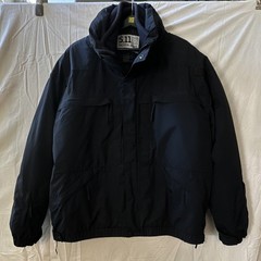 5.11 Tactical Men’s 2XL Dark Navy Blue Jacket w/ High-Vis Reflective Safety Vest