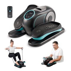 Under Desk Elliptical Machine for Seniors, Electric Seated Pedal Exerciser wi…