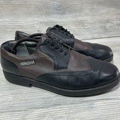 Mephisto Gore Tex Portugal Golf Shoes Leather Black Brown Saddle Men’s Size 12