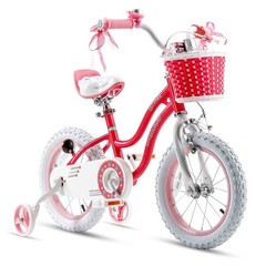 RoyalBaby Stargirl Children’s Bicycle 14 Inch w/Training Wheels, Pink (Open Box)