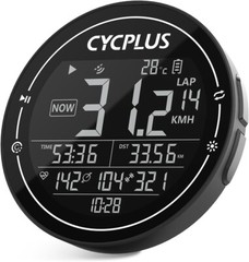 CYCPLUS Wireless GPS Bike Computer, ANT+ Bluetooth Cycling Speedometer Odometer