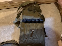 (SUPER RARE) Chinese Mil 7.62×39 Magazine Pouch / Satchel (Holds 5 Mags!!)