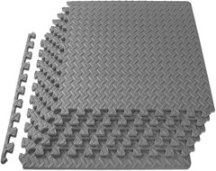 fit Puzzle Exercise Mat, EVA Foam Interlocking Tiles, Protective