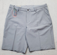 Greg Norman ML75 Microlux Golf Shorts Mens 36 Gray Play-Dry Performance G7S9H902