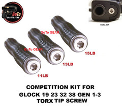 Competition Guide Rod Kit For GLOCK GEN 1 2 3 G19 23 32 38 TORX TIP SCREW