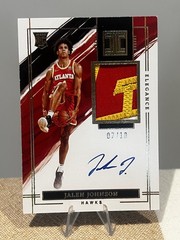 2021-22 Impeccable Elegance Jalen Johnson RC Patch Auto RPA #/10