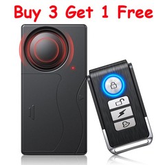 Wireless Bike Alarm with Remote 150dB Anti-Theft Vibration Motorcycle Waterproof