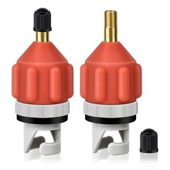crvewom 2 Pcs Stand Up Paddle Board Pump Adapter, Strong Sealing Air Valve Ad…