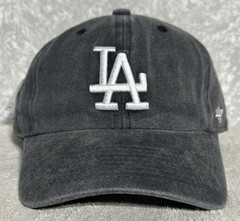 Unisex Baseball Cap Los Angeles Black Denim Adjustable NWT!!