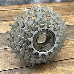 Vintage Suntour Freewheel 6 Speed 13-28T 28T Silver Steel English Japan Bike