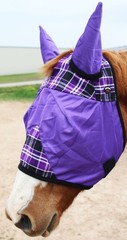 Equine Horse Mask Light Weight Summer Spring Airflow Mesh 732FlymaskV10