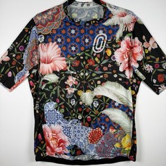 Ostroy Men Omloop Cycling Jersey 2XL Made Italy Trvelogue Floral Pattern Match