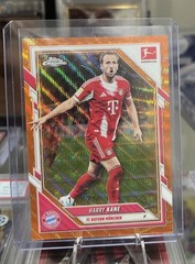 Harry Kane 2025-26 Topps Chrome Bundesliga Autograph Orange Wave Ref #’d /25