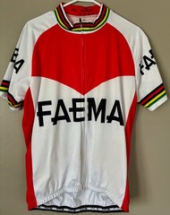 Faema Retro Cycling Jersey XL – Eddy Merckx 1969 Replica – 100% Polyester