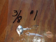 25 3/8oz Football Head Jigs Bronze Sickle Hooks #1 1/0 2/0 3/0 or 4/0 You Choose