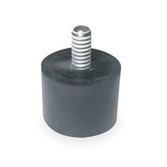 Manufacturer Varies Vibration Isolator, 20 Lb Max, 8-32, Height: 1/2 in 2NPE2