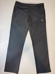 Puma Golf Pants Mens 36×32 Gray DryCell Performance Stretch Flat Front
