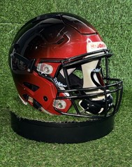 Gloss Black/Red Gradient Riddell Speedflex Extra-Large Football Helmet