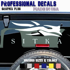 SITKA [LARGE] VINYL DECAL STICKER – 7″ OR 11.5″ – HUNTING OUTDOOR GEAR TACTICAL