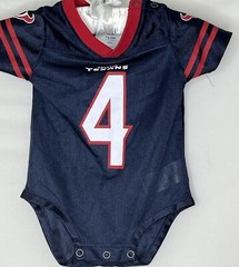 Deshaun Watson #4 Houston Texans Baby Jersey One Piece 3-6 Months