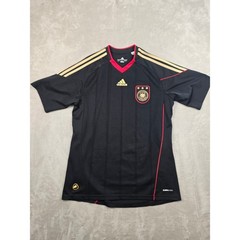 Adidas Germany Soccer Jersey Mens Medium Black P41462 2010 World Cup Away
