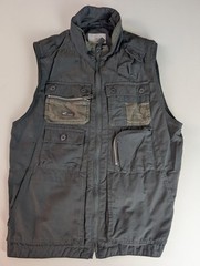 Camel Active Men’s Utility Vest Multi Pockets . Outdoor Travel Fishing.