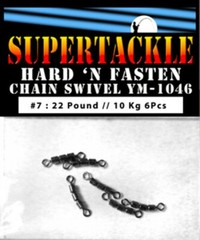 Supertackle – Fishing – Chain Swivels – 8 Sizes – 9lb to 220 lb