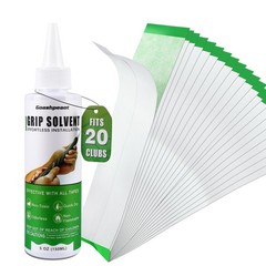 Goashpeaot Golf Grip Solvent and Club & Tape Set, Green