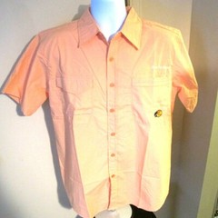 Men’s Small Bass Pro Shops Short Sleeve Button Down Vented Fishing Shirt