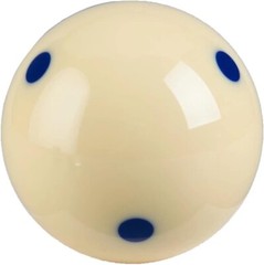 Blue Dot Pro Measle Regulation Training Tournament Cue Ball 2-1/4 in. 6 oz