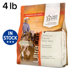 UltraCruz Equine Aloe Vera Supplement for Horses, 4 lb, Pellet (64 Day Supply)
