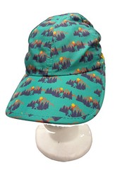 Sprints Bigfoot Outdoor Pattern Hat Teal Running Baseball Cap OSFM Sasquatch