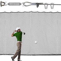 Golf Practice Netting, 12X12ft Golf Hitting Hanging Kit, Sports Practice Barr…