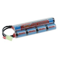 Tenergy 9.6V 1600mAh Airsoft Battery NiMH Butterfly Battery Pack w/ Mini Tamiya