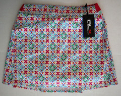 RLX Ralph Lauren 285864767001 Women’s Sz XS Multi Tile Golf Skort $148