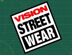 Vision Street Wear Water Proof UV Safe Glossy Vinyl Decal / Sticker Skate