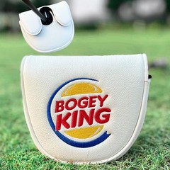 Lab DF3 Golf Putter Cover White Magnetic Closure Center Shaft Mallet