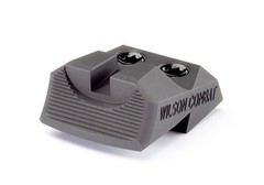 Wilson Combat – 1911 Rear Battlesight Square Notch – Serrated Blade Black 593SQ