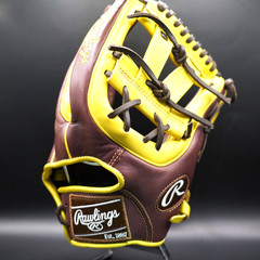 Rawlings Japan HOH Heart of the Hide All Positions 11.5 RHT LH Chocolate/Yellow