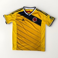 Adidas Colombia 2014 World Cup Home Soccer Jersey ClimaCool Men’s Medium FIFA