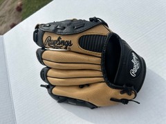 Rawlings Youth 10″ Baseball Glove Tan Black PL609C Players Series RH Throw