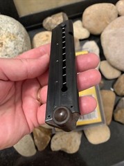 RARE Hardwood Luger .30 OR 9MM 7 Round RD Blued Steel Magazine Mag Mags US MADE