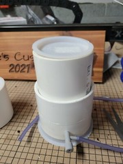 POWDER COAT COATING, PAINT FLUID BED 3″ 2 EXTRA CUPS. FISHING. LURES, JIGS