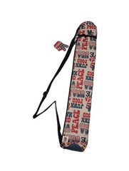 Cooler Sling Junk Food Perfect Over The Shoulder Beer Can Holder USA Peace NEW