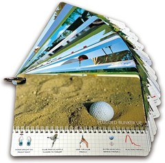 Golf Reference Cards | Pocket Survival Guide and Instruction White