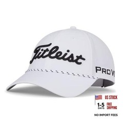 Men’s Tour Breezer Golf Hat One Size White/Black