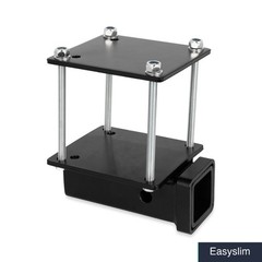 RV Bumper Hitch Receiver 2 Inch – Fits 4 Square Bumper Anti-Rattle