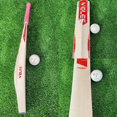 Veles Grade-1st English Willow Cricket Bat For Hitting With White Ball Handmade