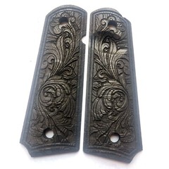 1911 full size government Extreme Polymer grips – Custome Engraving 2