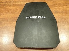 Level 4 Swimmers Cut 10×12 Ballistic Plate Used